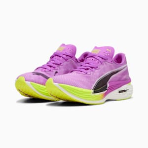 Chaussures de course à pied Deviate NITRO™ Elite 3 Femme, Pure Magenta-Yellow Alert, extralarge